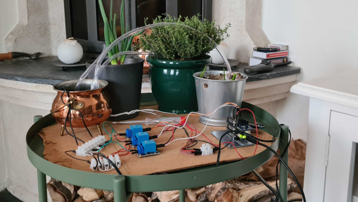 Smart watering system for plant care